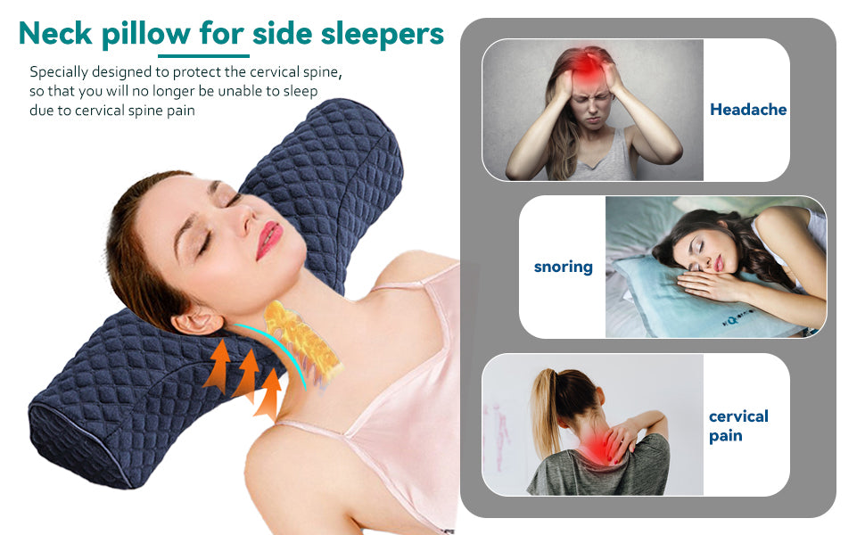 Cervical Memory Foam Neck Pillow