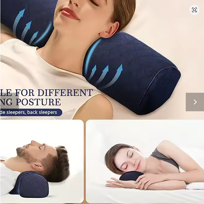 Cervical Memory Foam Neck Pillow